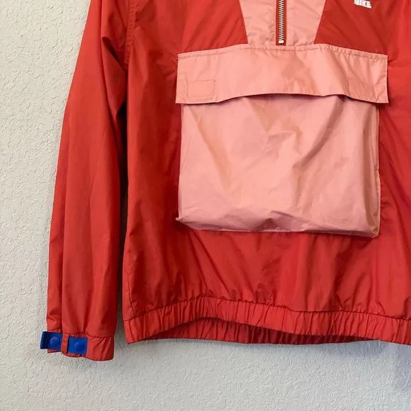 NIKE Girls Circa 72 Windrunner Windbreaker Jacket Orange/Coral DO6857-861